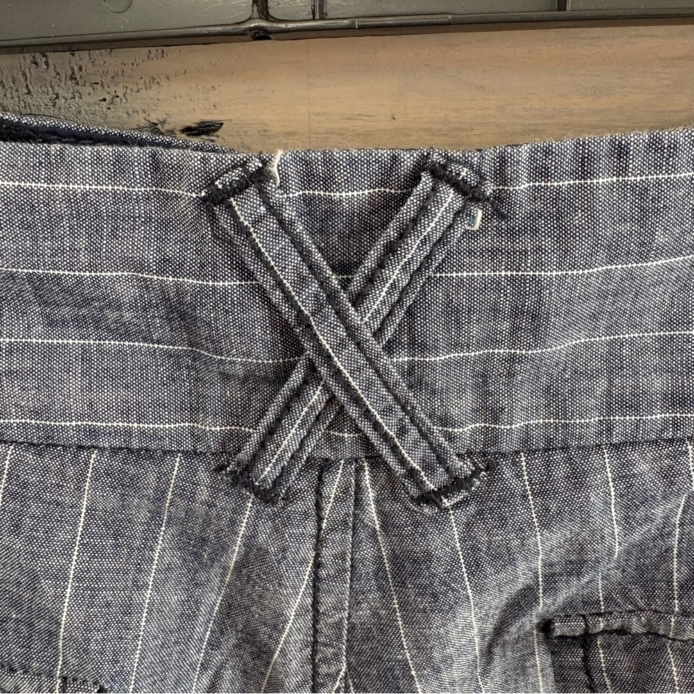 Fossil Striped Chambray Shorts Siuze 31 - Picture 4 of 6